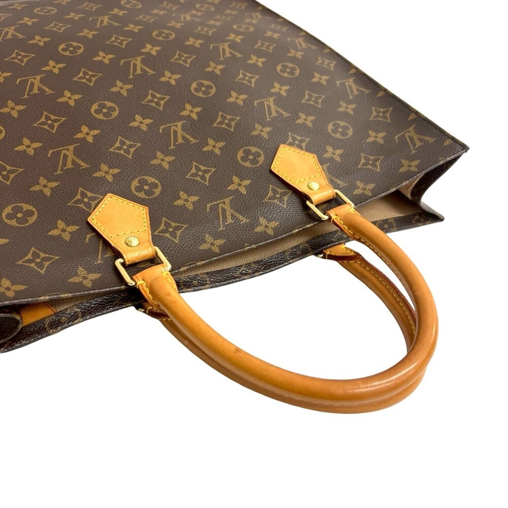 LOUIS VUITTON Brown Leather Tote Bag - Picture 4 of 10